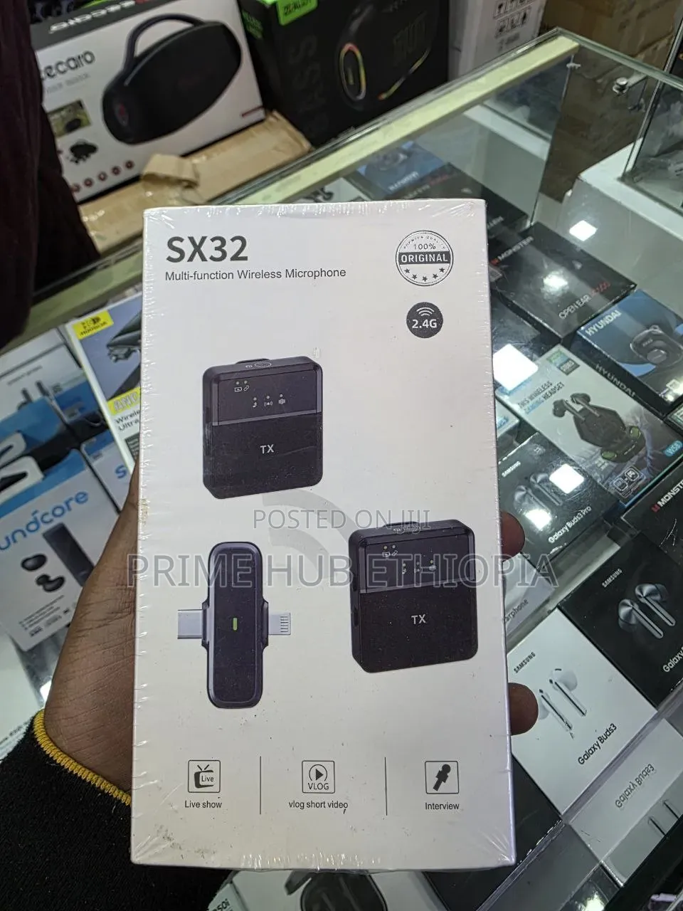 SX32 Wireless Microphone 15ms Ultra-Low Latency