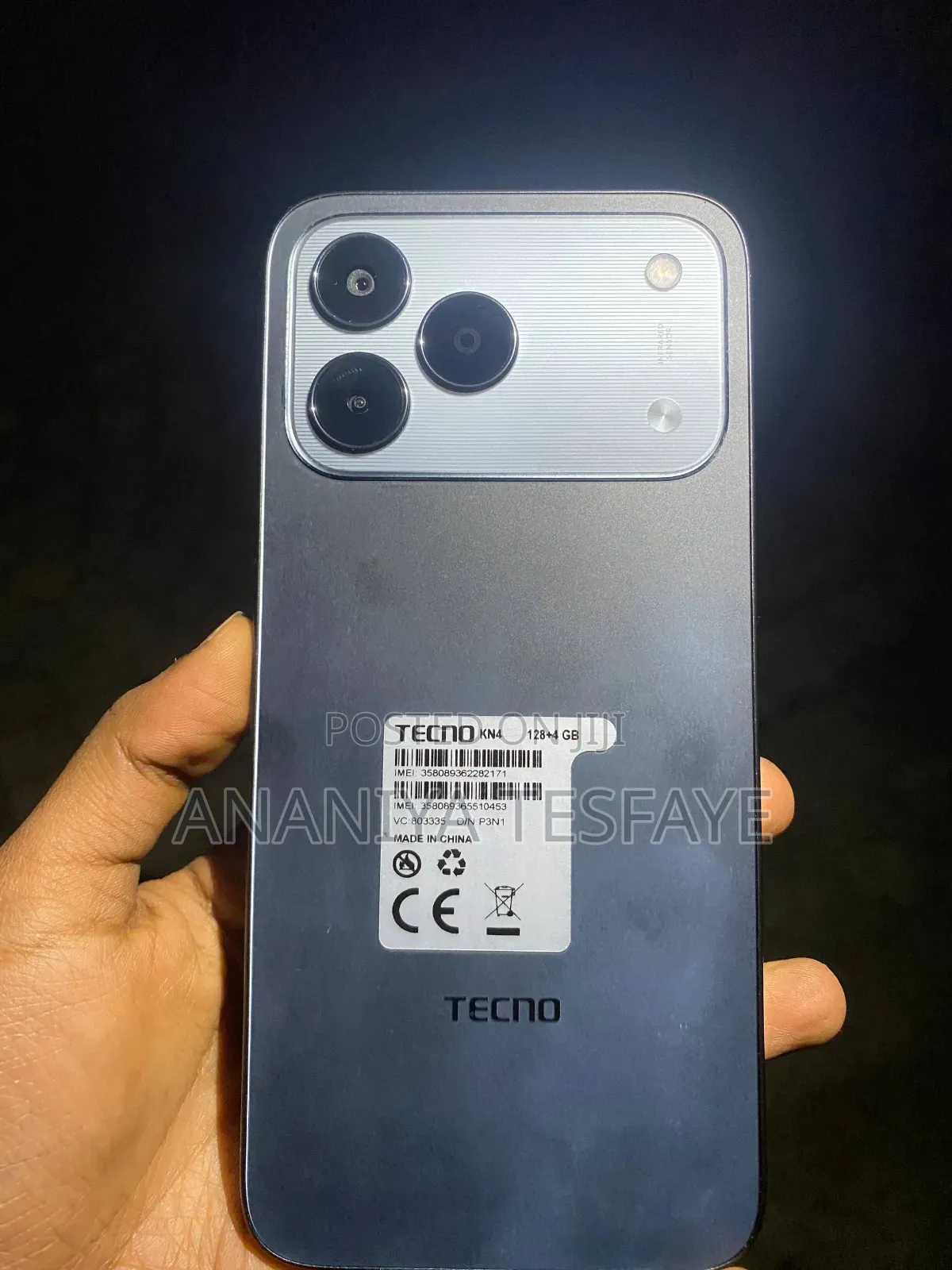 New Tecno Spark 50 128 GB Silver