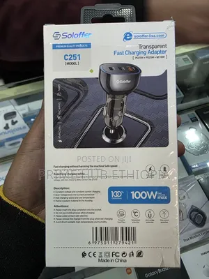 Soloffer C251 Transparent Fast Charging Adapter Your 100W Power Hub