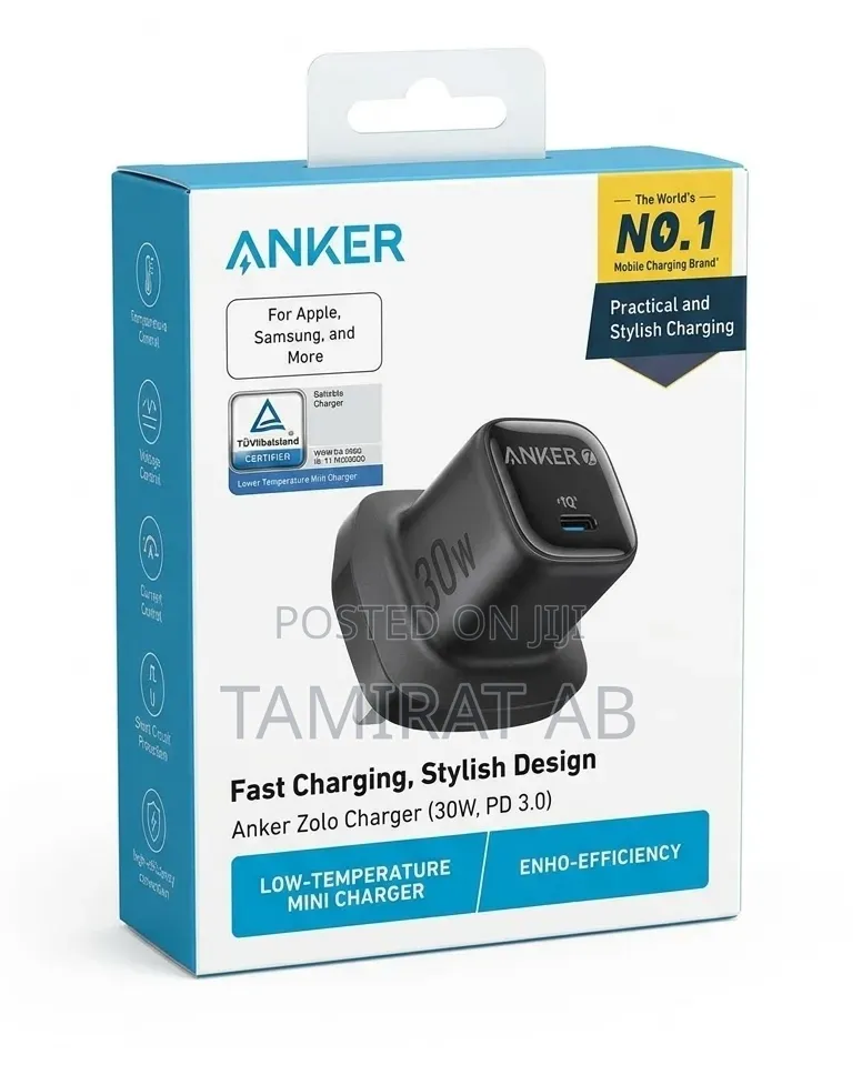 Anker Zolo 30w Gan Fast Charger