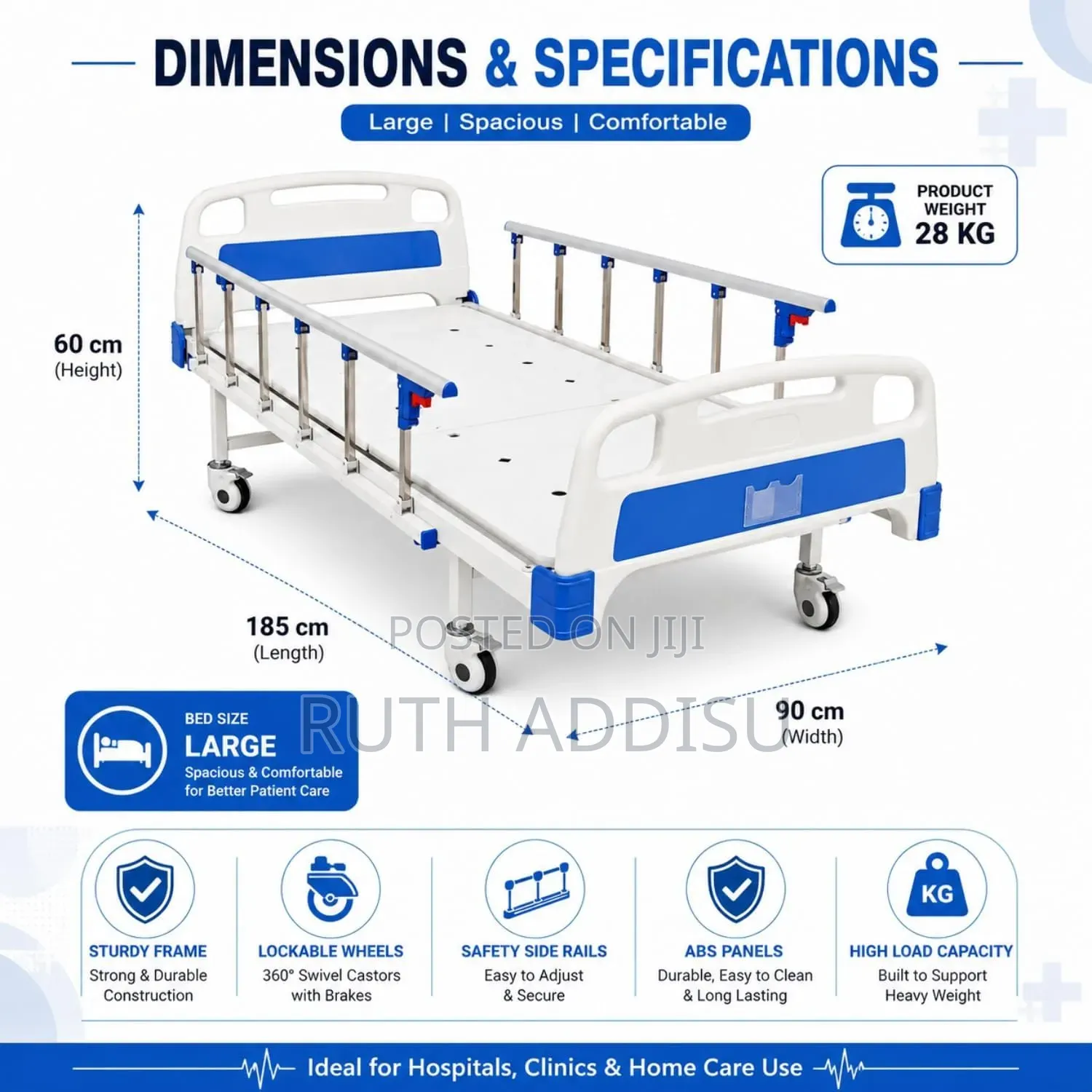 Two Functional Hospital Bed建設hospital Bed障是bed Brand New障是hospital