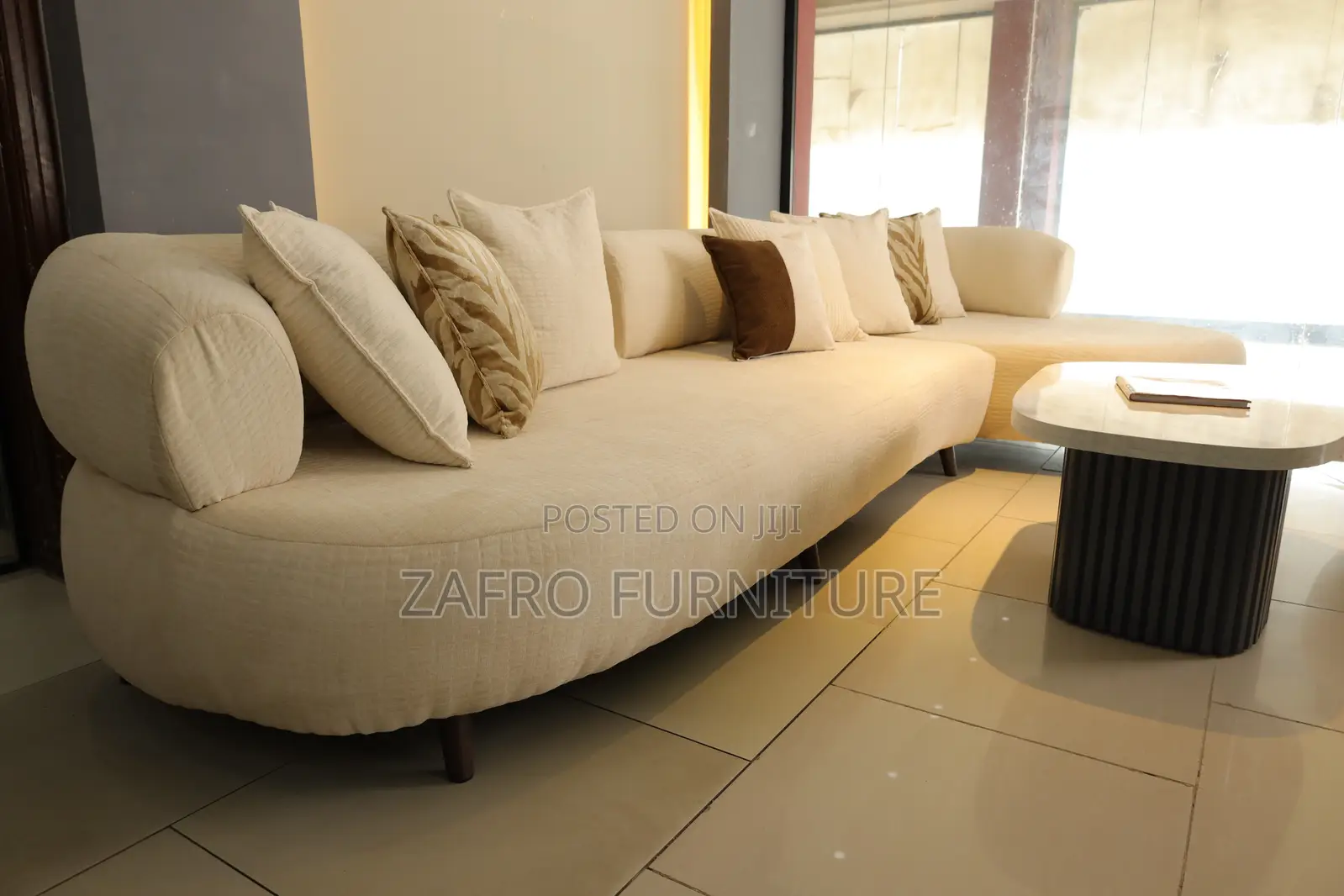 ድንቡሽ/ Denbush L- Shape Sofa