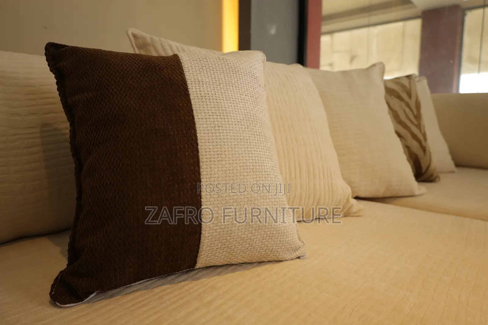 ድንቡሽ/ Denbush L- Shape Sofa