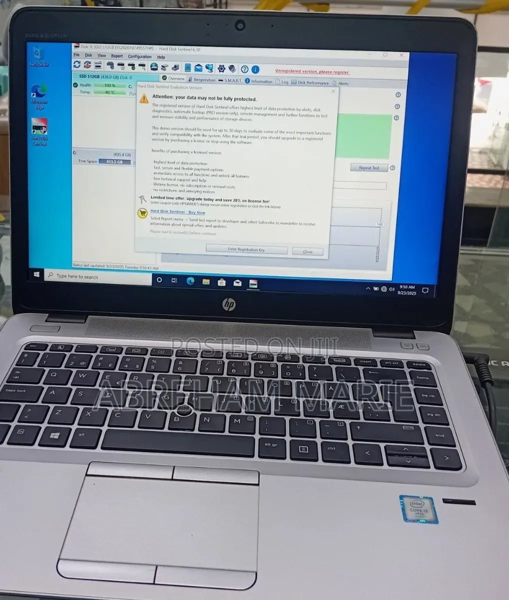New Laptop HP EliteBook 840 G3 8GB Intel Core i5 SSD 256GB