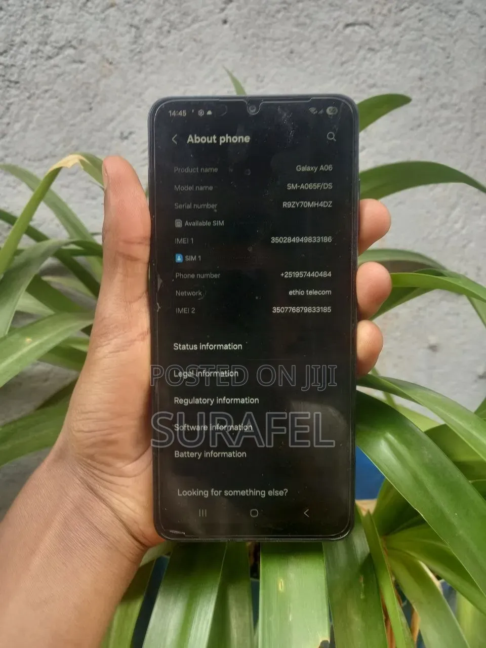 New Samsung Galaxy A06 64 GB Black