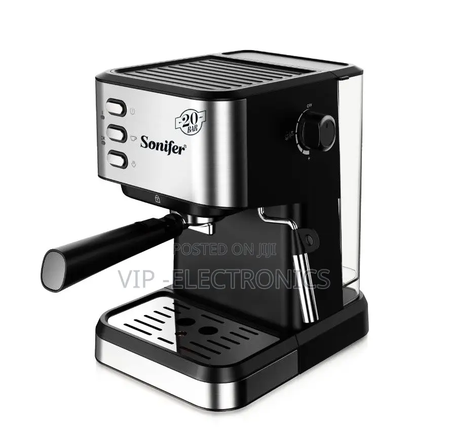 Sonifer Espresso Coffee Maker – 20 Bar Pressure, 1.5L, 1050W