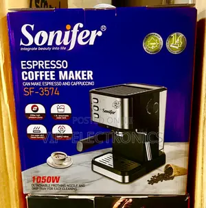 Sonifer Espresso Coffee Maker 20-Bar High-Pressure Extraction 1050W