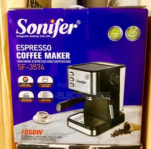Sonifer Espresso Coffee Maker 20-Bar High-Pressure Extraction 1050W