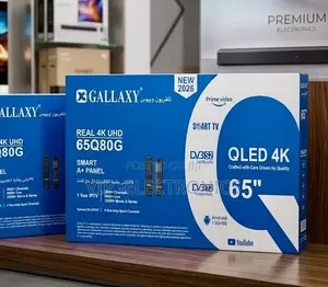 GALLAXY 65 Inch TV QLED 4K Smart Real 4K UHD Display Android System