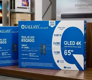 GALLAXY 65 Inch TV QLED 4K Smart Real 4K UHD Display Android System