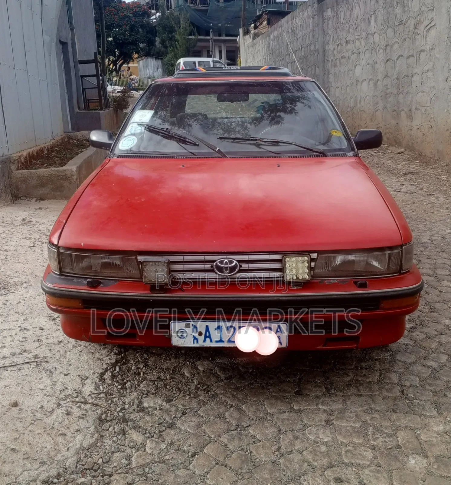 Toyota Corolla II 1991 Red