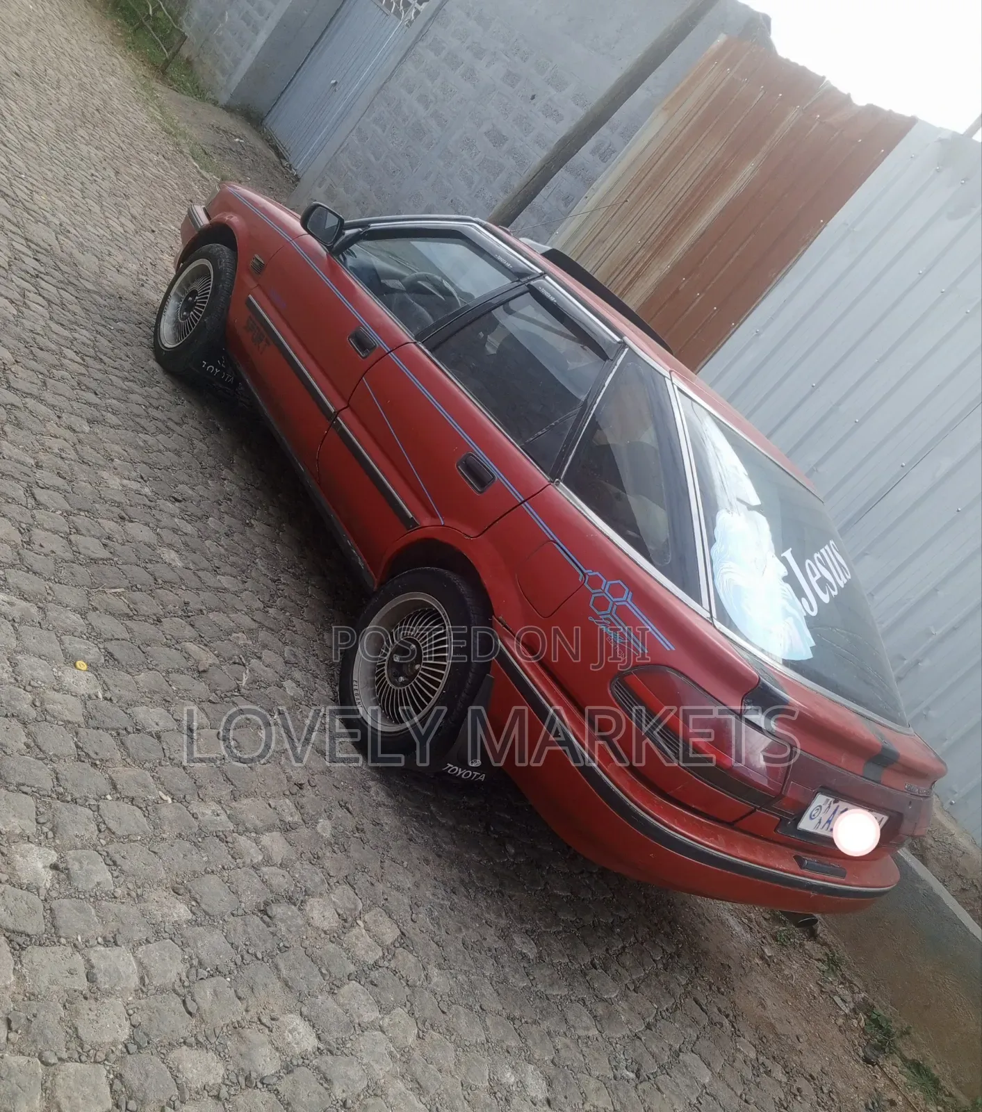 Toyota Corolla II 1991 Red
