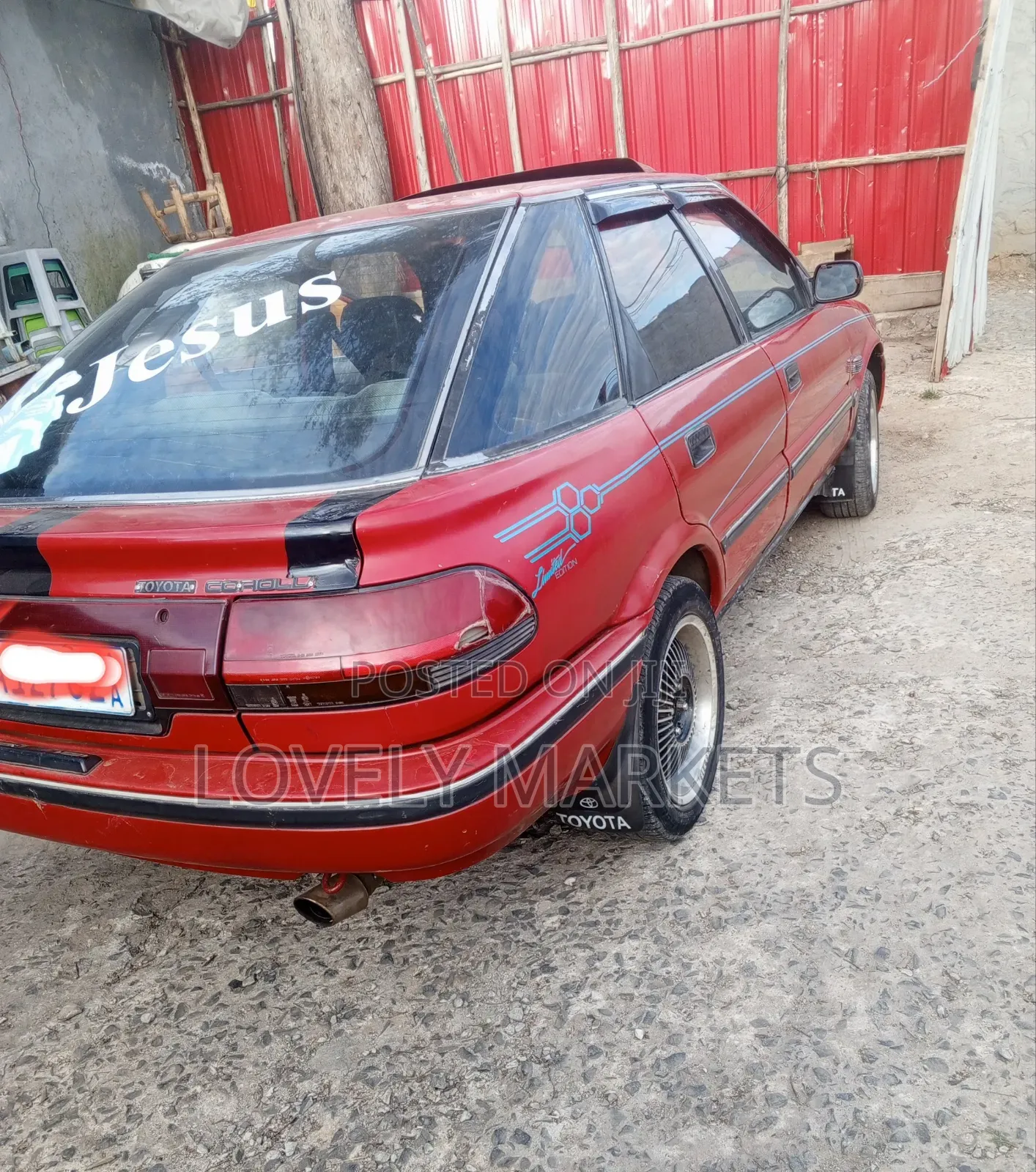 Toyota Corolla II 1991 Red