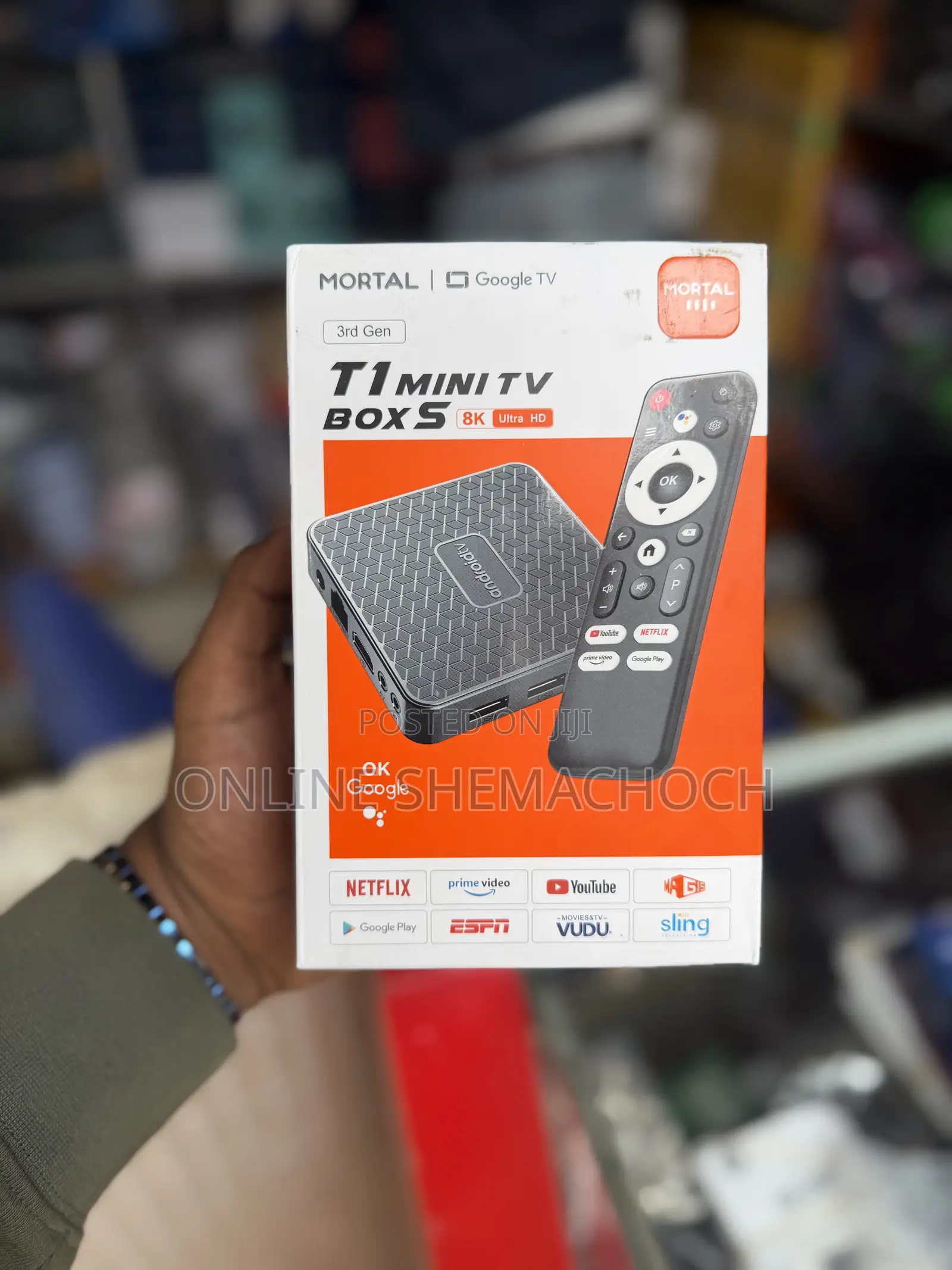 Mortal 3rd Generation T1 Mini Android TV Box 8K Ultra HD