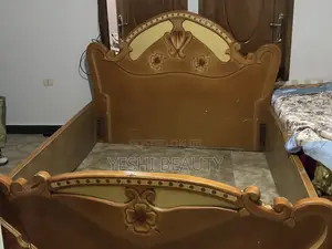 Classic Wooden Bed Frame With Conversato& Metal Support