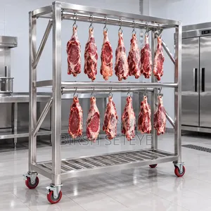 Stainless Steel Meat Hanging Rack”