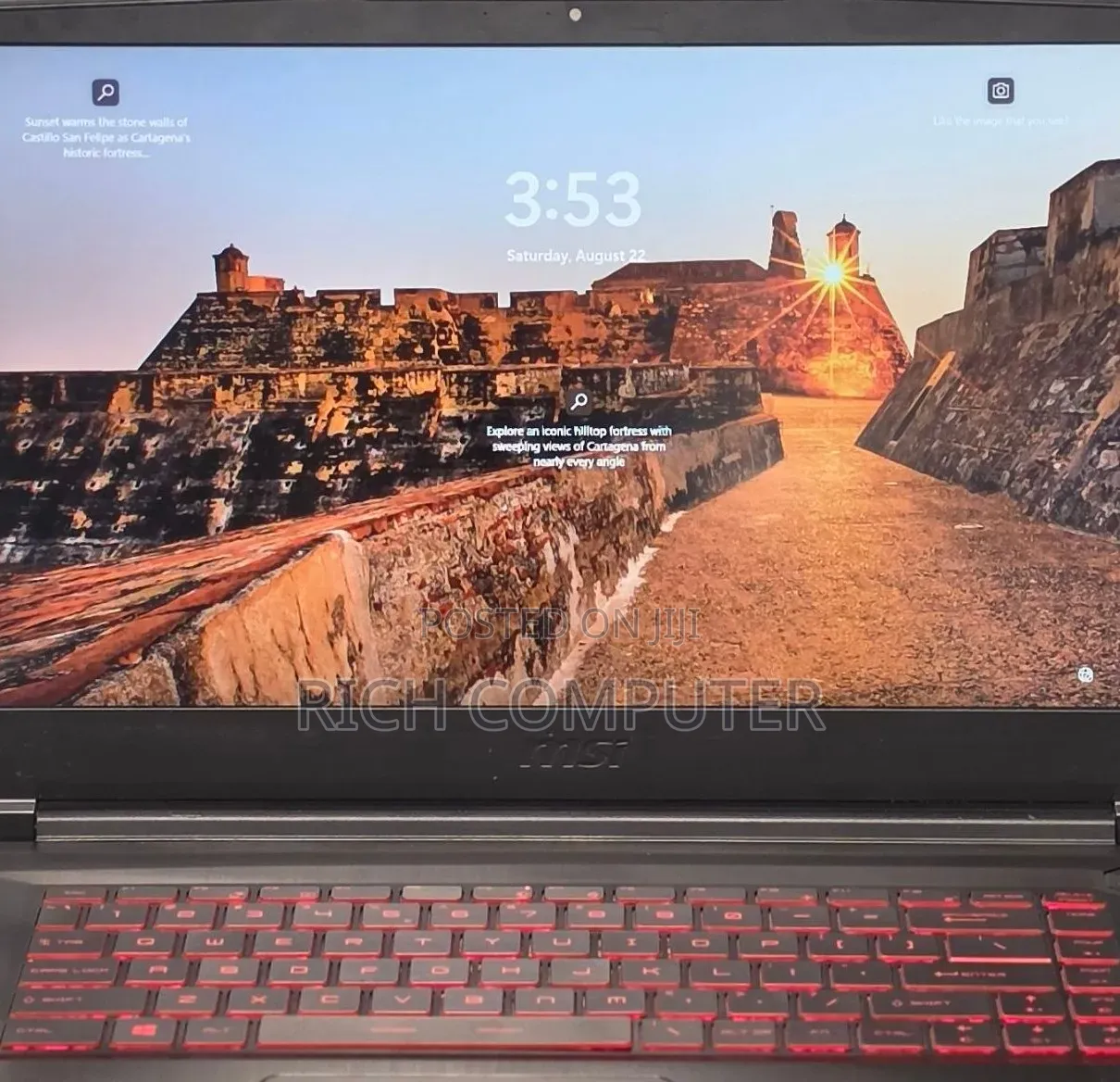 New Laptop MSI GS63VR 7RG Stealth Pro 16GB Intel Core i5 SSD 512GB