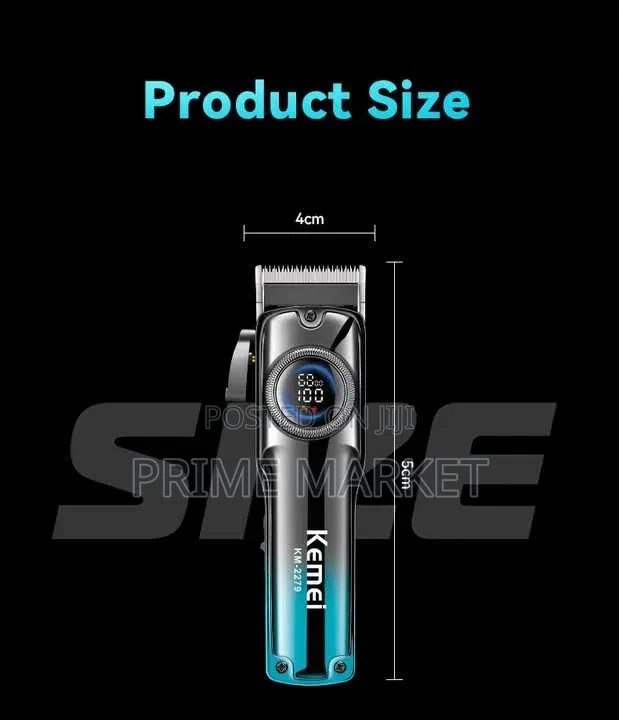 Kemei KM-2279 Professional Hair Clipper2000 mAh |210 Minutes Runtime