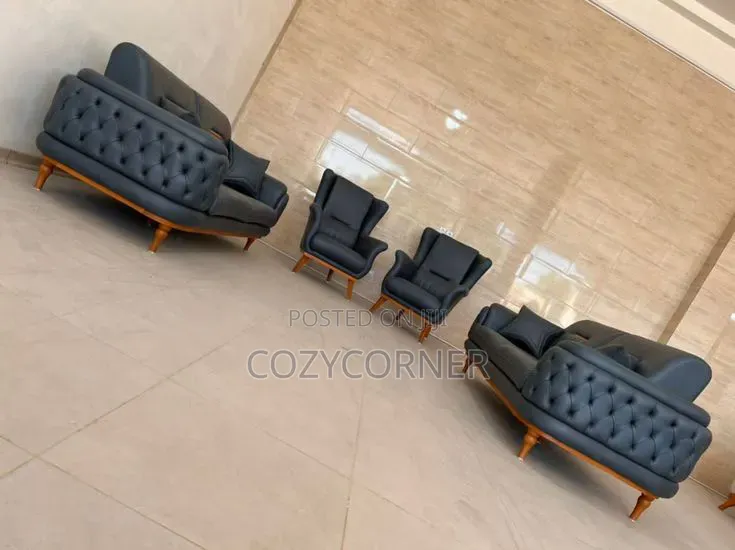 Order Graceful 8 Seaters Full Leather Sofa for Maximum Comfort. ሶፋ