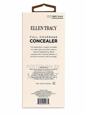 Ellen Tracy Full Coverage Concealer Light Ivory