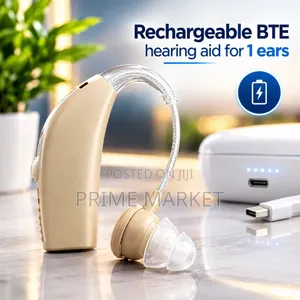 One-Ear Rechargeable Hearing Aid | Comfortable BTE Design