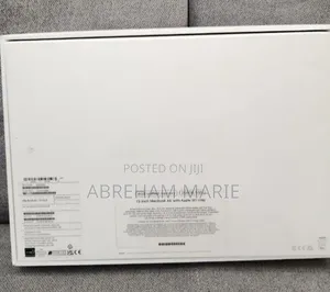 New Laptop Apple MacBook Air 2020 M1 8GB Apple M1 SSD 256GB