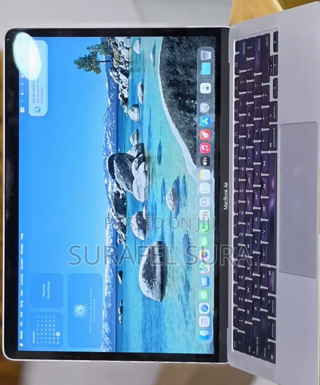 New Laptop Apple MacBook Air 2020 M1 8GB Apple M1 SSD 256GB