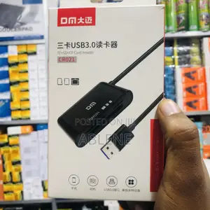 3in1 Card Reader Supports dSD, TF (microSD), and CF Memory Card