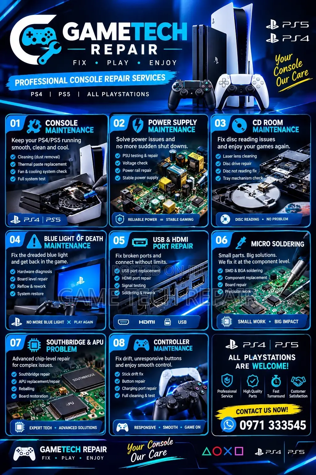 Playstation Maintenance