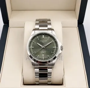 Longines Conquest Silver Stainless Steel Men's Watch - Brand New