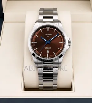 Longines Conquest Silver Stainless Steel Men's Watch - Brand New