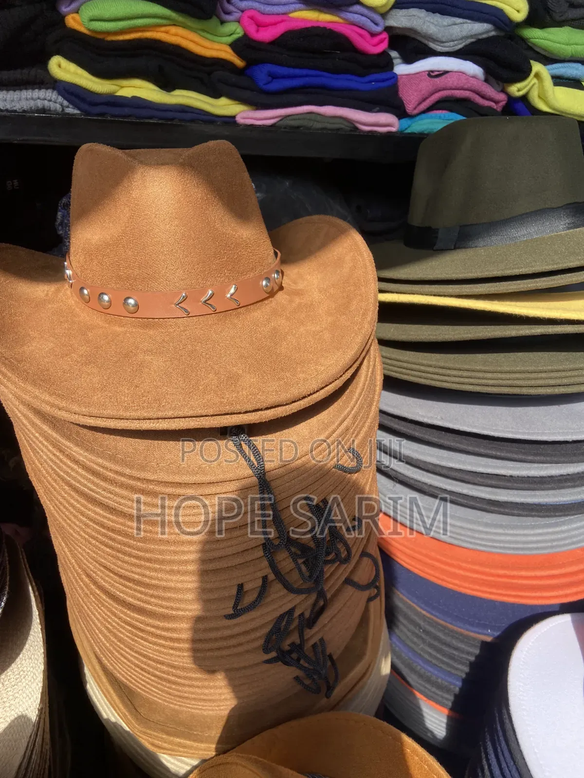 የካውቦይ ባርኔጣ (Premium Suede Cowboy Hat)