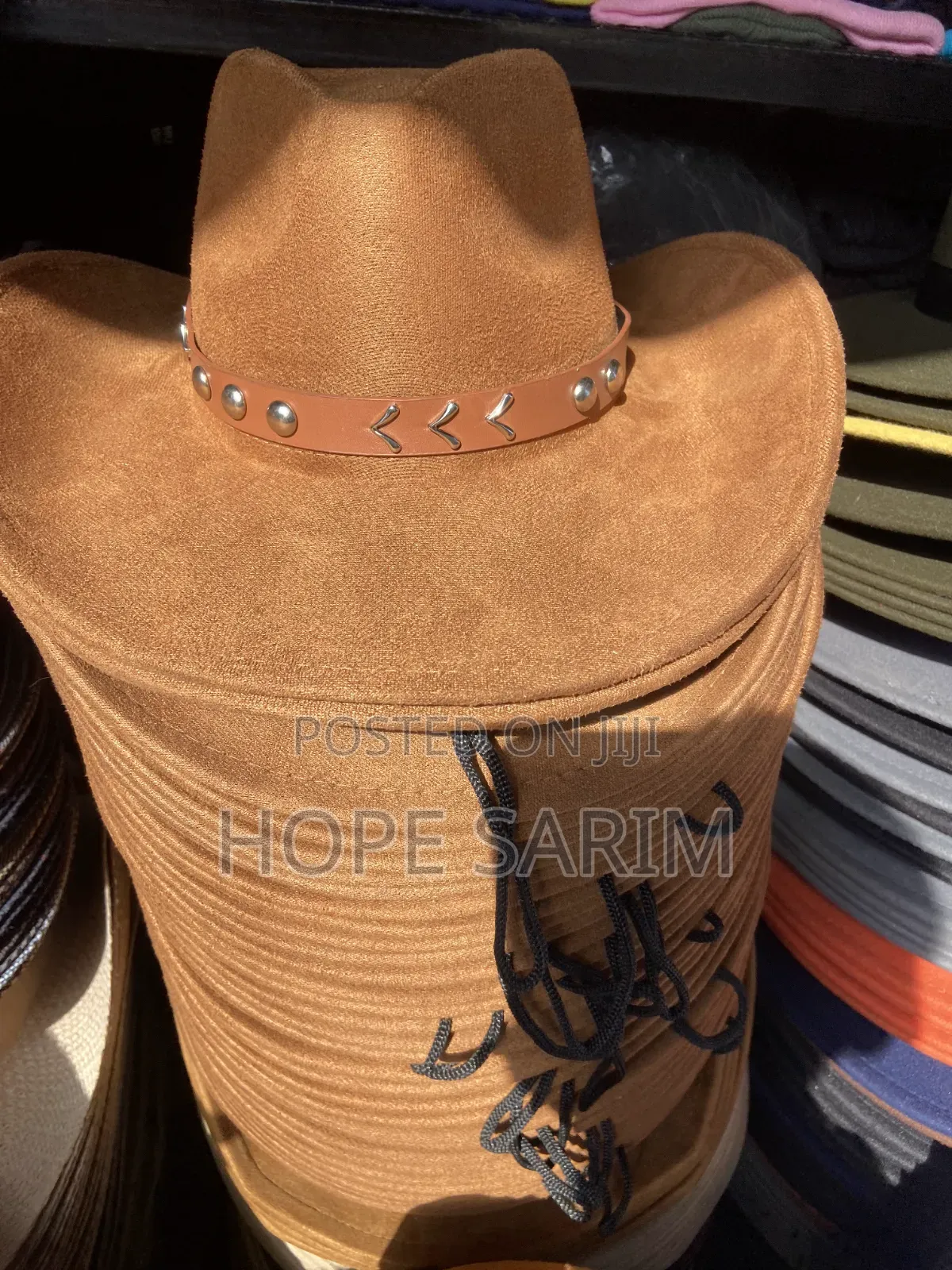 የካውቦይ ባርኔጣ (Premium Suede Cowboy Hat)