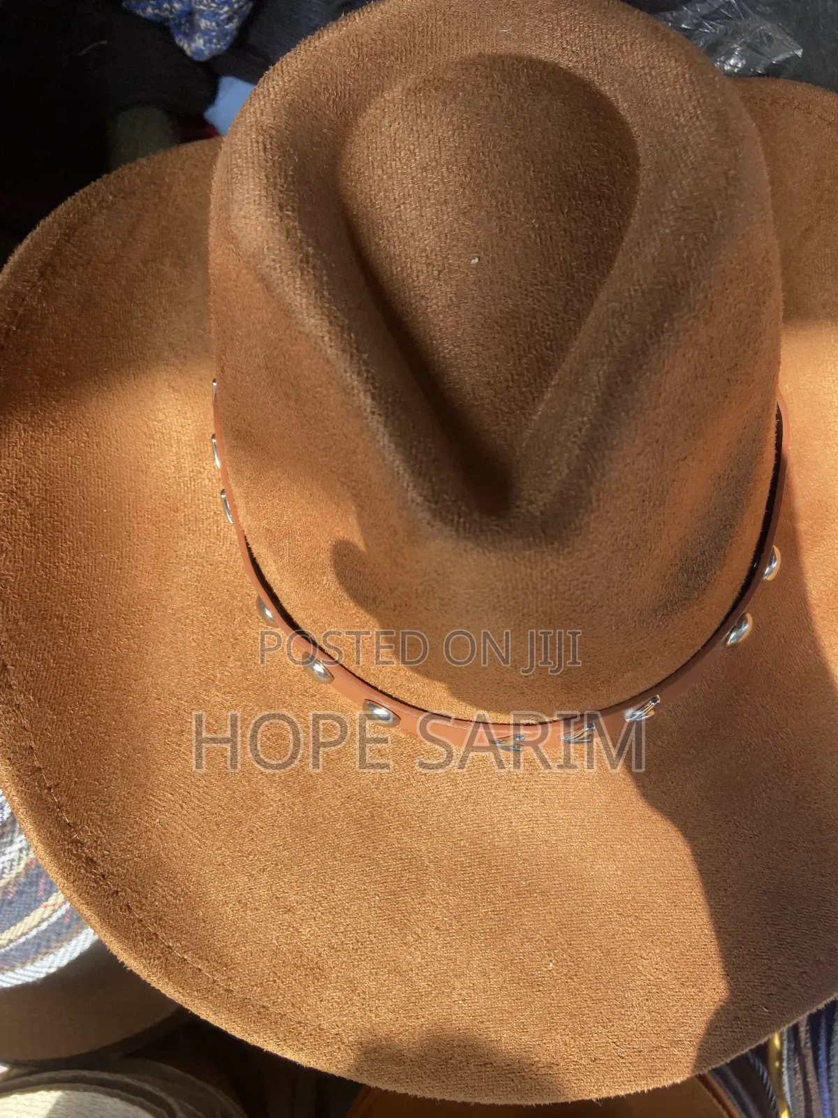 የካውቦይ ባርኔጣ (Premium Suede Cowboy Hat)