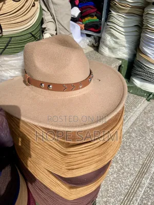 Premium Tan Cowboy Felt Hat –