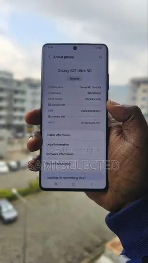 New Samsung Galaxy S21 Ultra 5G 128 GB Black