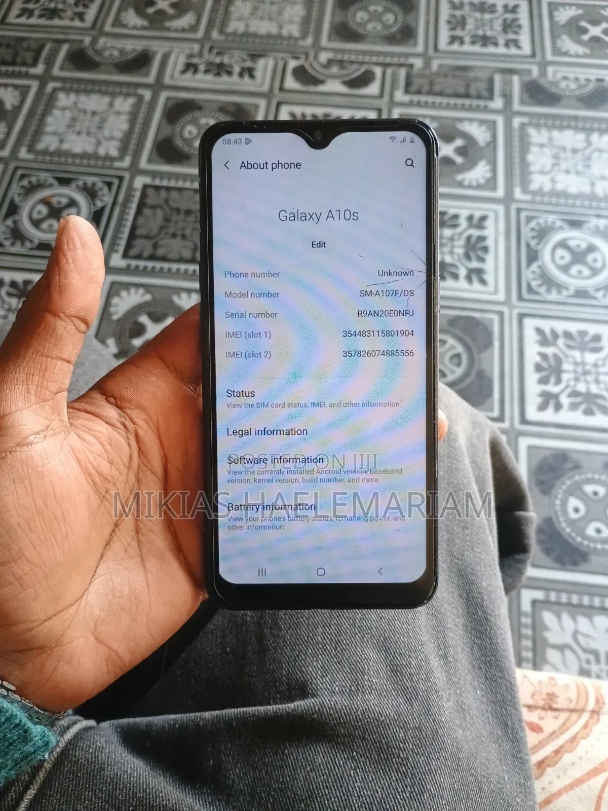 Samsung Galaxy A10s 32 GB Black