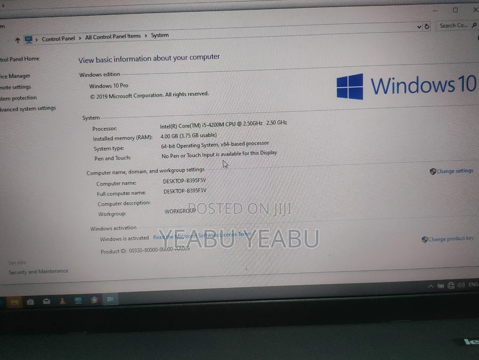 Laptop Lenovo ThinkPad Edge E540 4GB Intel Core i5 HDD 500GB