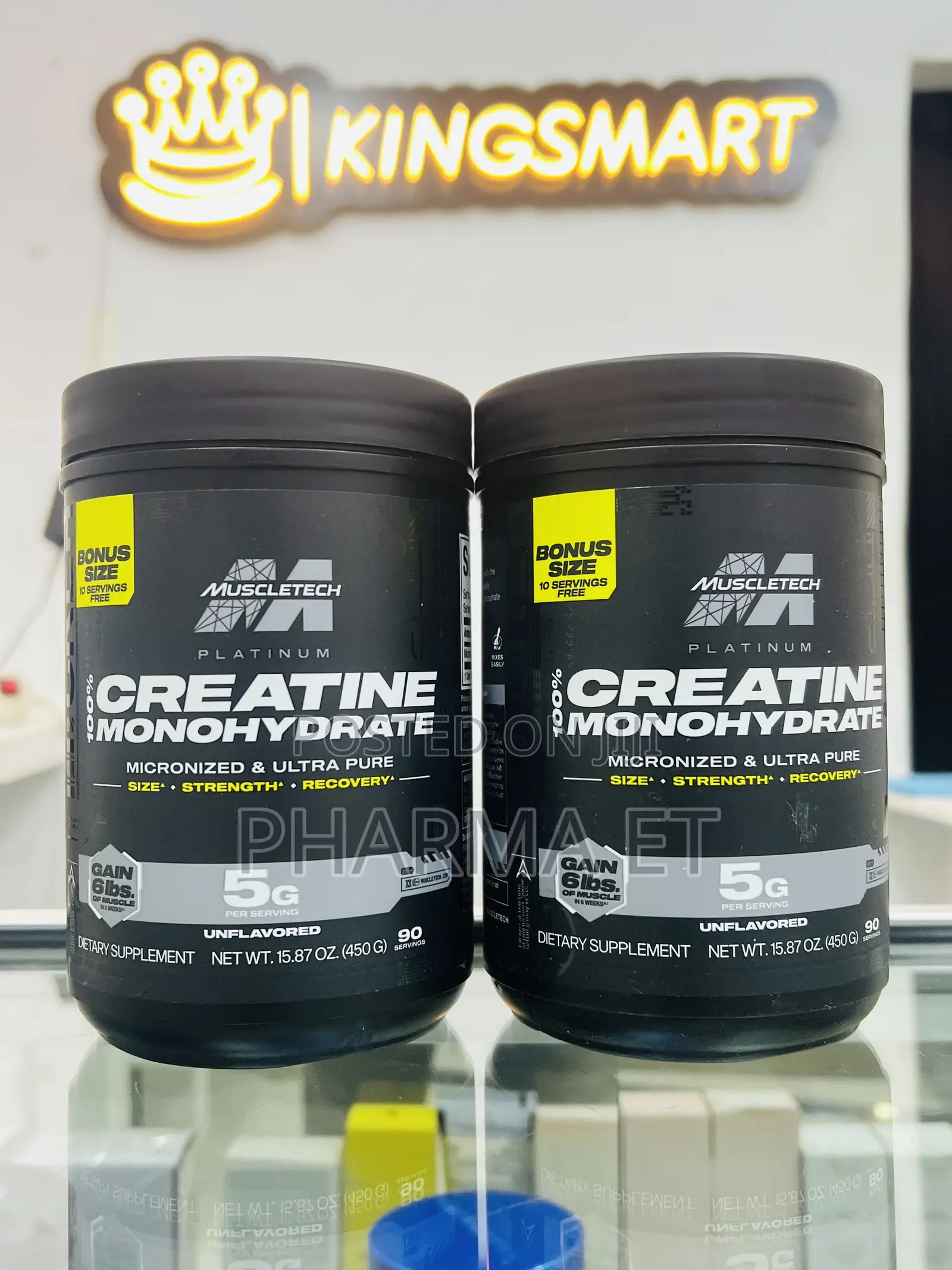 100% Micronized 90 Servings Platinum Creatine Monohydrate
