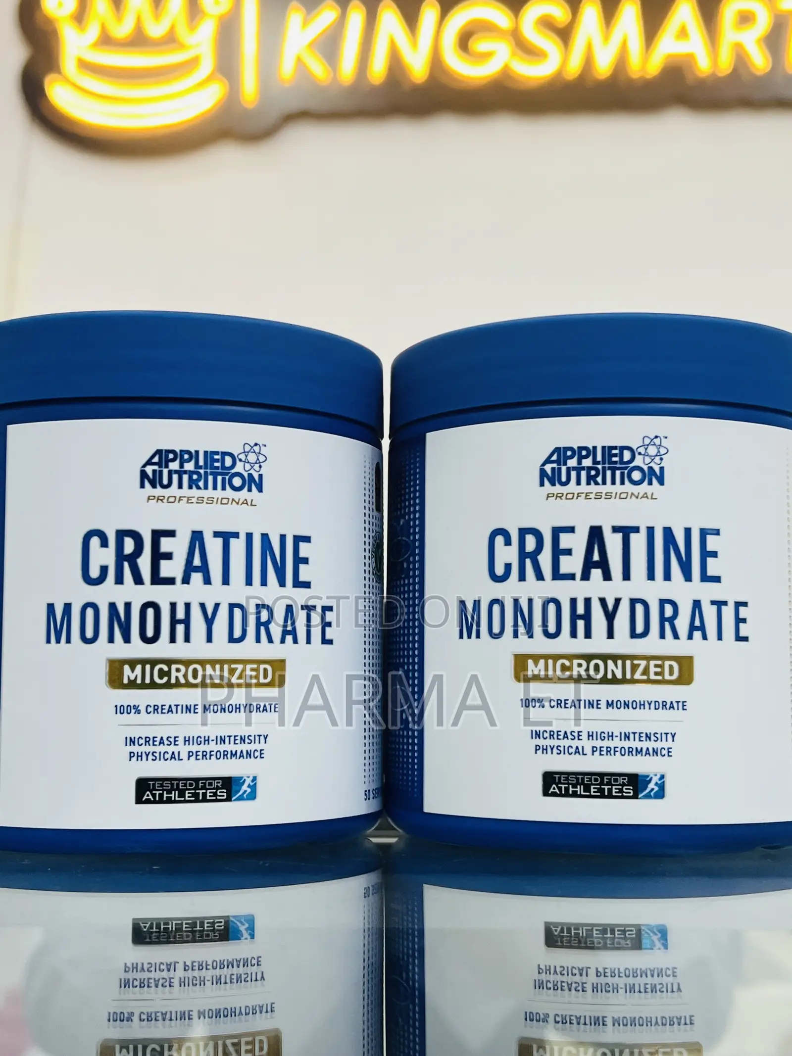 Performance Powder Applied and ON Creatine Monohydrate