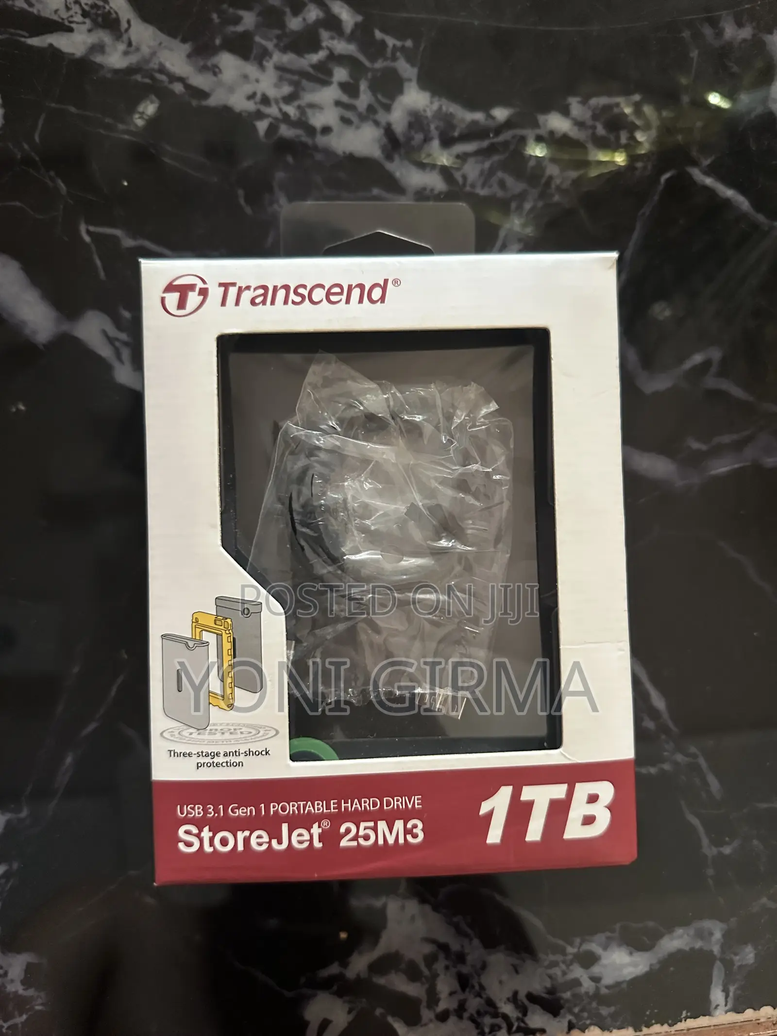 Transcend StoreJet 25M3 1TB Portable Hard Drive