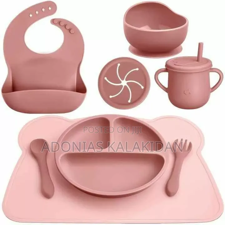 Silicone Baby Feeding Set – 6 PCS