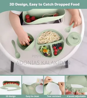 Silicone Baby Feeding Set – 6 PCS
