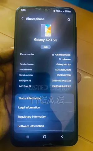 Samsung Galaxy A23 5G 128 GB Black