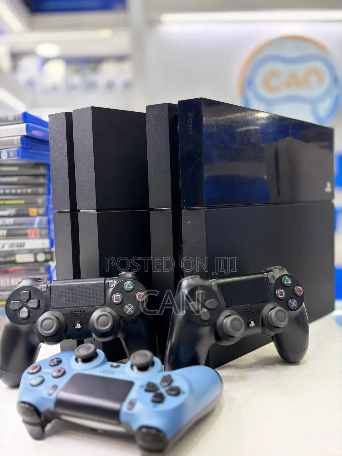 PlayStation 4 Fat ̄ With 2 Block Color Controller