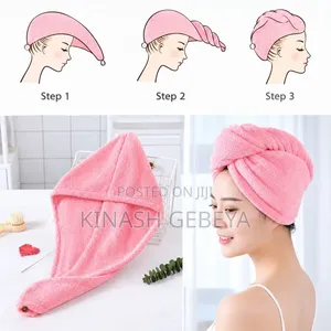 Top Quality Shower Hair Towel Cap