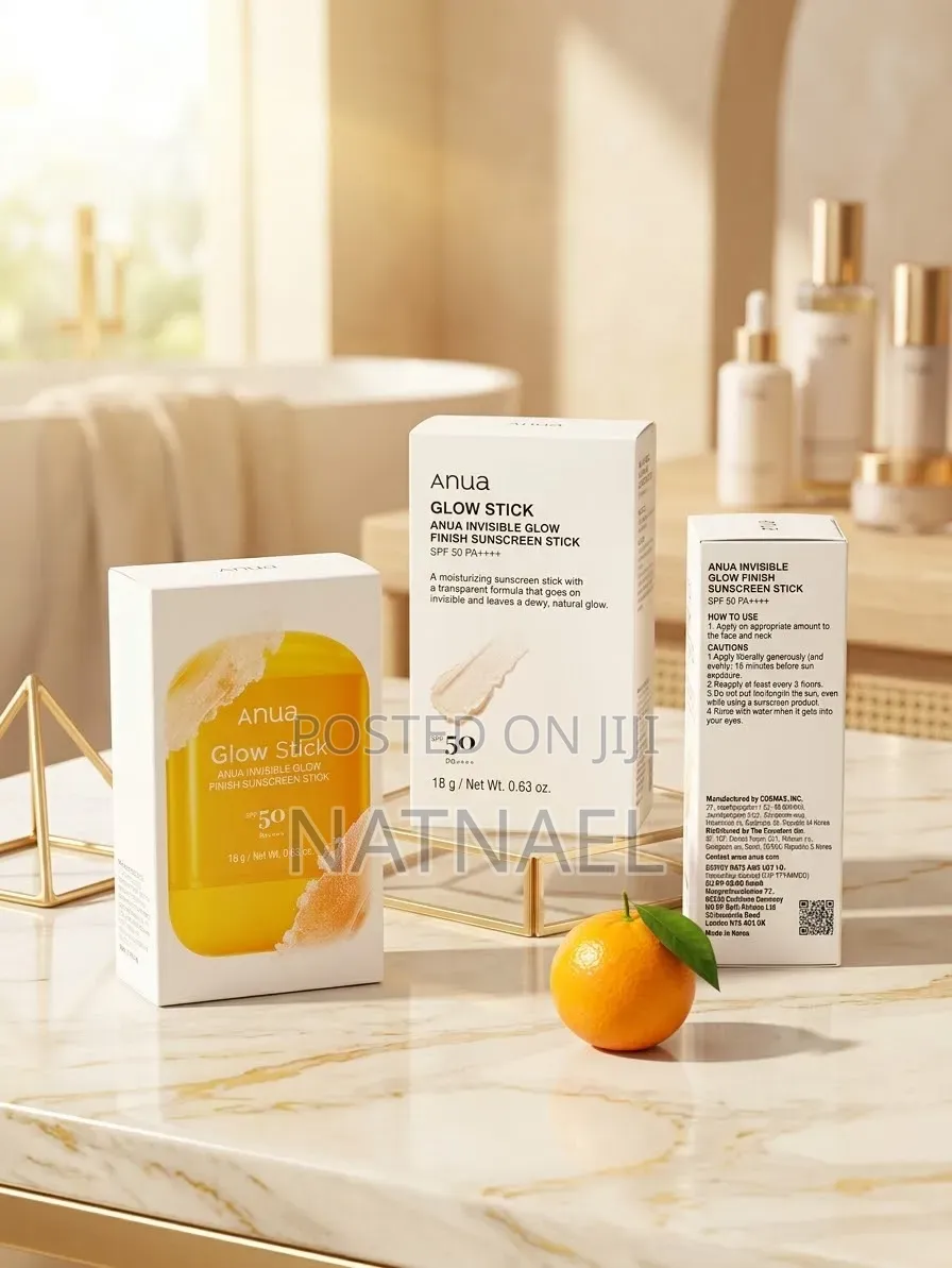 Anua Glow Stick Invisible Glow Finish Sunscreen SPF 50 PA+
