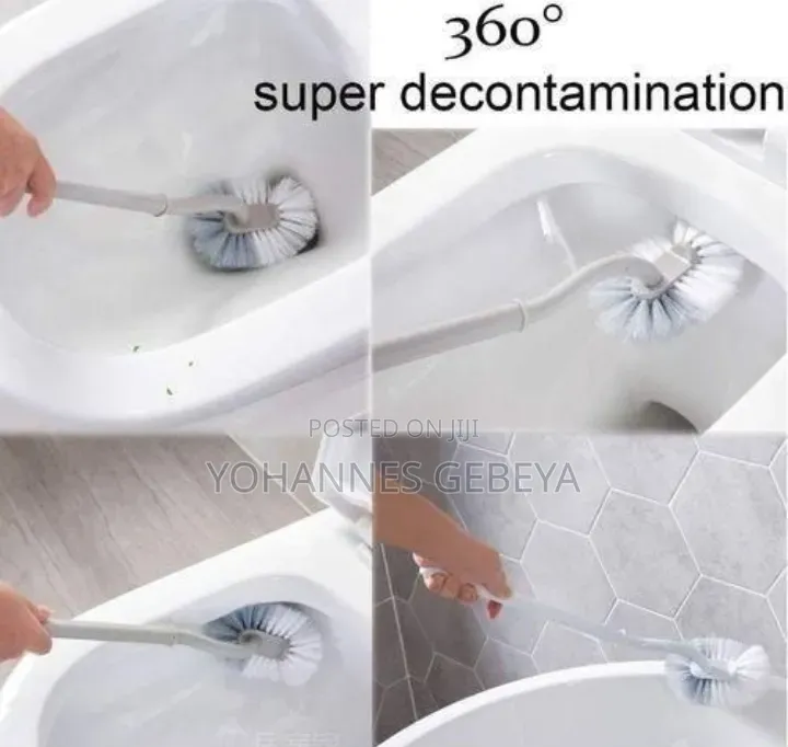3 in 1 Toilet Cleaning Brush Set
