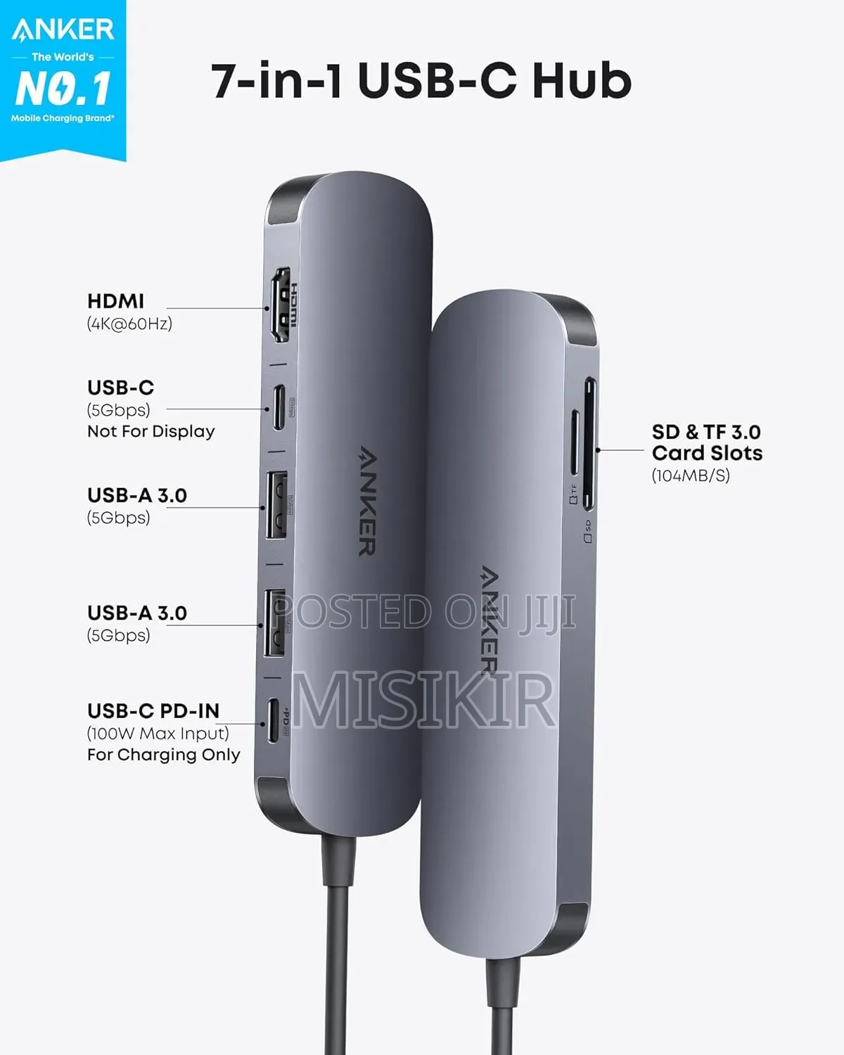 Anker USB-C HUB 7 in 1