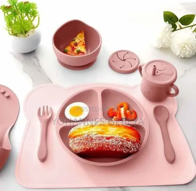 Silicone Baby Feeding Set 6 PCS